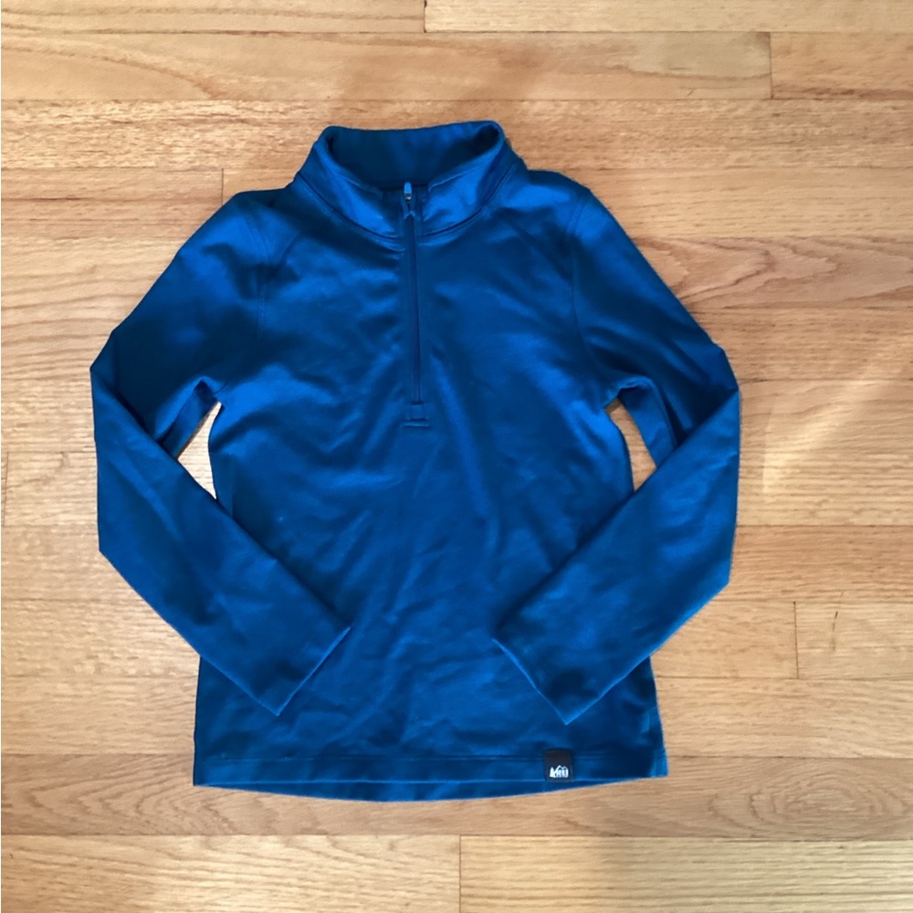 REI blue thermal base layer